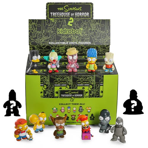 The Simpsons Figures - 24pc / 3" Treehouse Of Horror - W02 - Blind Box Display