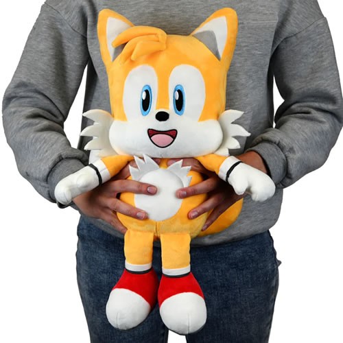HugMe Plush - Sonic The Hedgehog - 16" Tails (Shake Action)