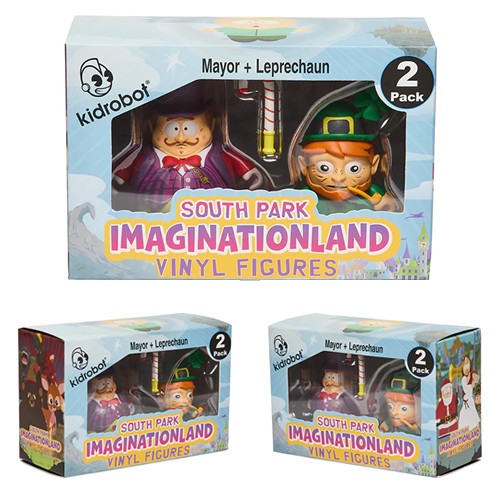 South Park Figures - 3" Imaginationland Mayor & Leprechaun 2-Pack