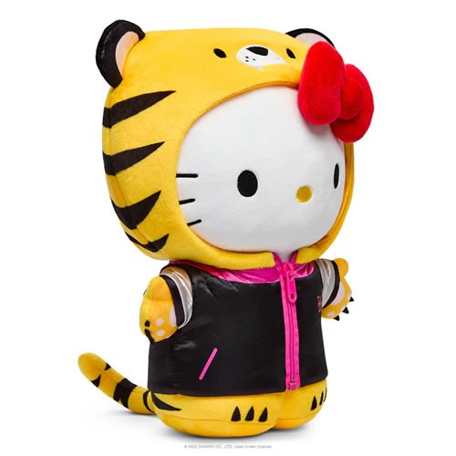 Hello Kitty Plush - 13" Hello Kitty Tiger (Black & Cream Edition)