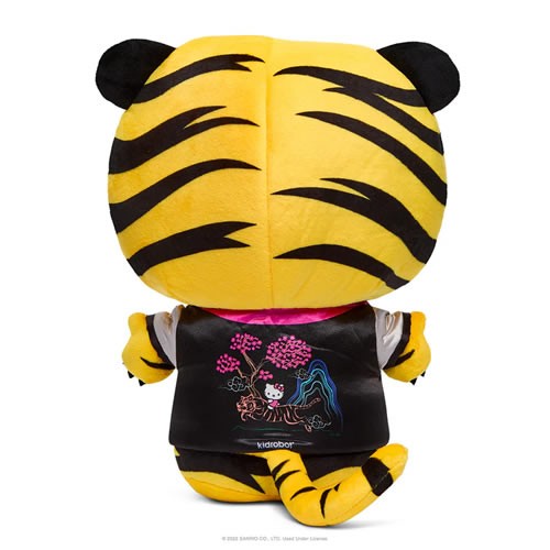 Hello Kitty Plush - 13" Hello Kitty Tiger (Black & Cream Edition)