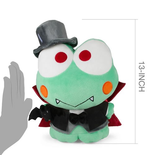 Hello Kitty And Friends Plush - Halloween - 13" Keroppi Dracula