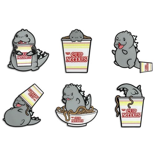 Pins & Buttons - Nissin Cup Noodles x Godzilla - 1.5" Premium Pin Series