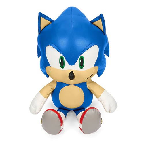 Sonic The Hedgehog Plush - 16" Sonic Premium Pleather Plush