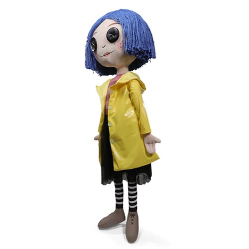 Coraline Plush - 5' Life-Size Coraline w/ Button Eyes
