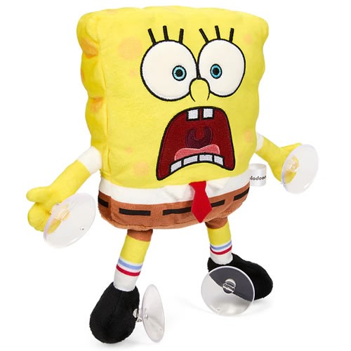 Window Clinger Plush - SpongeBob SquarePants - 8" Scared SpongeBob