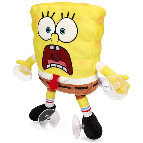 Window Clinger Plush - SpongeBob SquarePants - 8" Scared SpongeBob