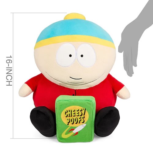 HugMe Plush - South Park - 16" Cartman w/ Cheesey Poofs (Shake Action)