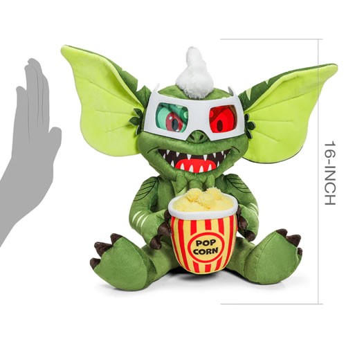HugMe Plush - Gremlins - 14.5" Stripe w/ Popcorn (Shake Action)