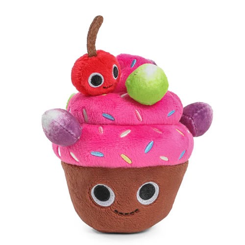 Yummy World Plush - Rosie The Cherry Cupcake With Gum Drops (Interactive Plush)