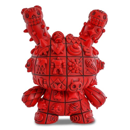 Dunny Vinyl Art Figures - 8" Monolith By Robot Soda (Sangre Edition)