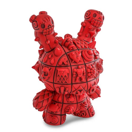 Dunny Vinyl Art Figures - 8" Monolith By Robot Soda (Sangre Edition)