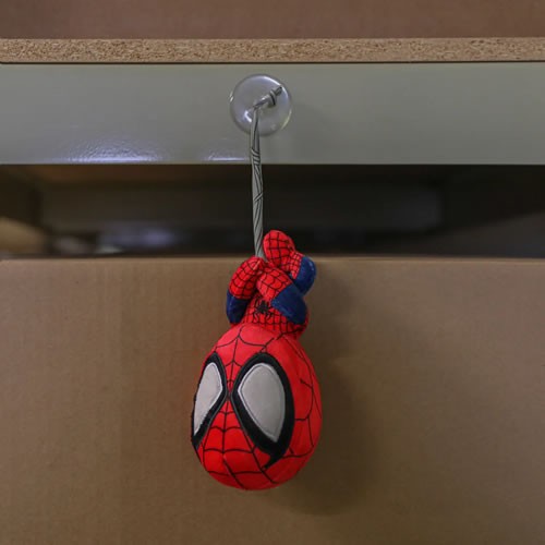 Window Clinger Plush - Marvel - Upside-Down Spider-Man