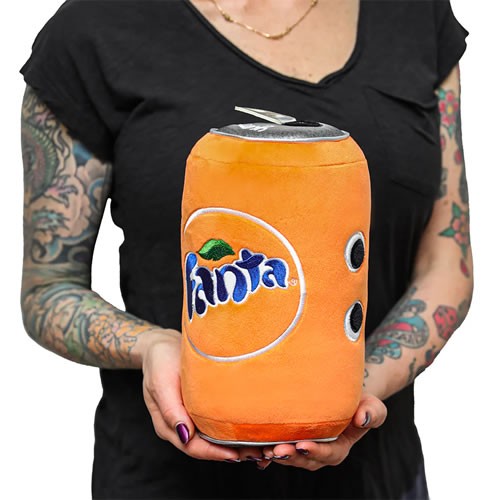 Yummy World Plush - Fanta - 10" Fanta Orange Soda Can w/ Sound