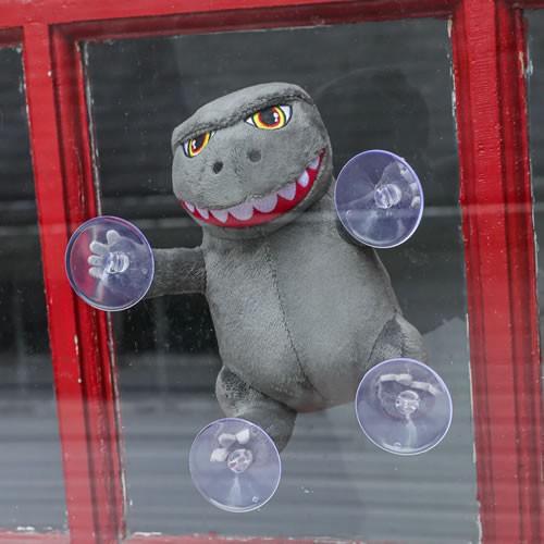 Window Clinger Plush - 6" Godzilla