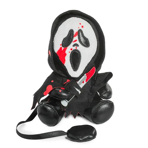 Shoulder Phunny Plush - Scream - 4.5" Ghost Face (Bloody w/ Knife)