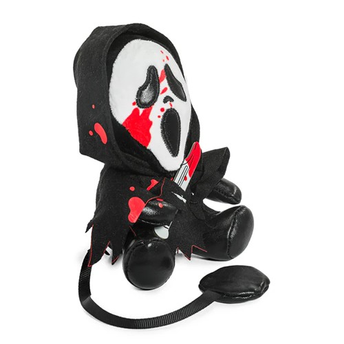 Shoulder Phunny Plush - Scream - 4.5" Ghost Face (Bloody w/ Knife)