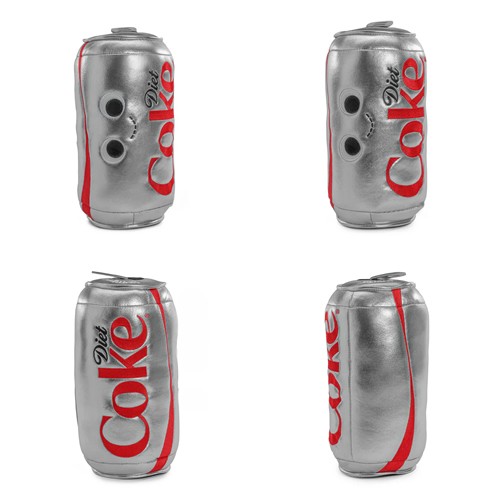 Yummy World Plush - Yummy World x Diet Coke - 10" Diet Coke Can w/ Sound