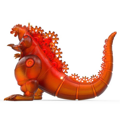 Godzilla Figures - Godzilla x Doktor A - 8" Godzilla Vinyl Art Figure (Burning Edition)