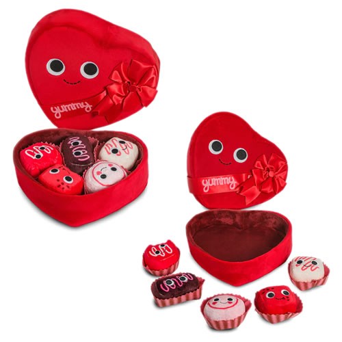 Yummy World Plush - 8" Amore The Heart Box Of Chocolates Interactive Plush