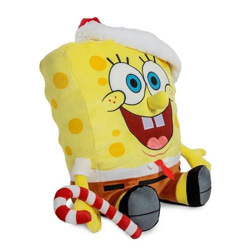 HugMe Plush - SpongeBob Squarepants - 16" Santa SpongeBob (Shake Action)