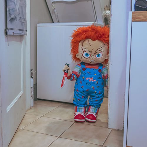 Bride Of Chucky Plush - 30" Evil Chucky (Life-Size)