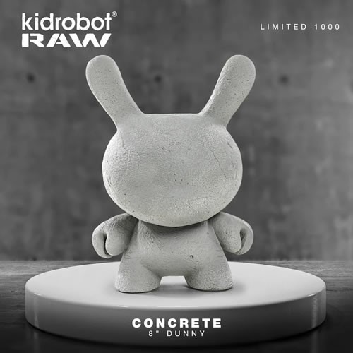 Dunny Figures - Kidrobot RAW - 8" Concrete Dunny