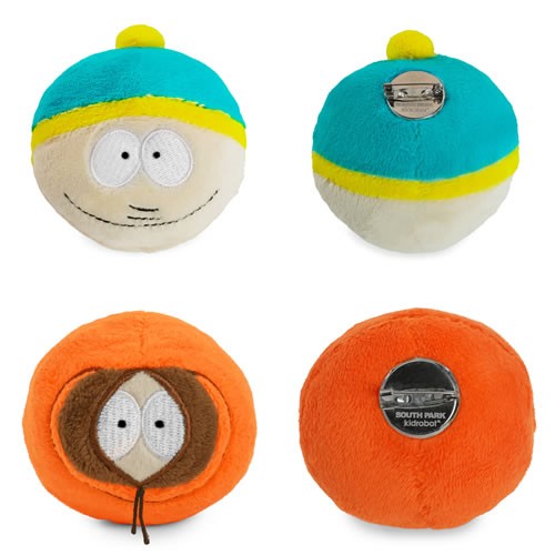 Pins & Buttons - South Park - Guys Plush Pin 4-Pack