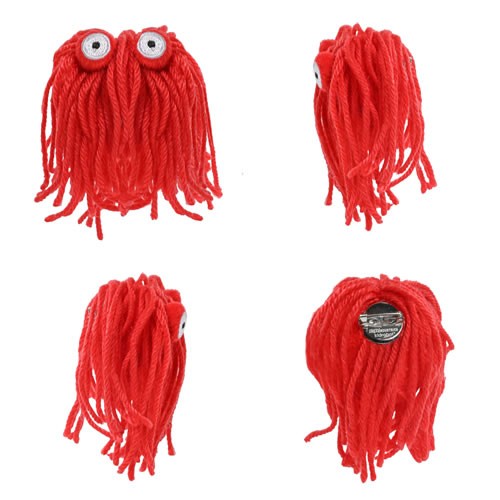 Pins & Buttons - Don't Hug Me I'm Scared - Green Duck, Red Guy & Yellow Guy Plush Pins 3-Pack