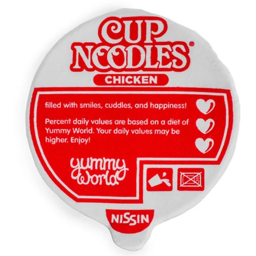 Yummy World Plush - Yummy World x Nissin - 9.5" Chicken Cup Noodles Interactive Plush