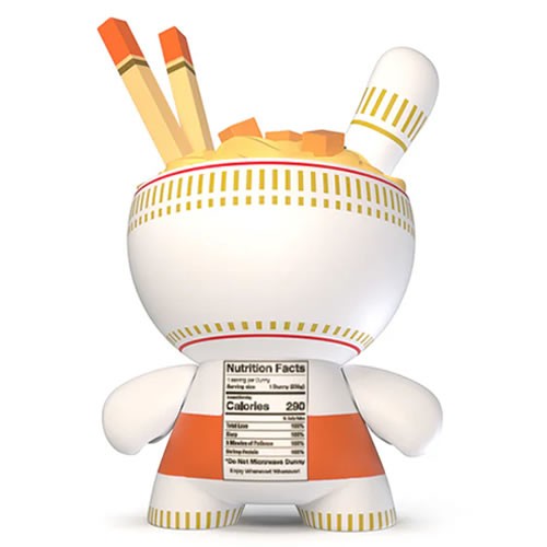 Dunny Vinyl Art Figures - Kidrobot x Nissin - 8" Chicken Cup Noodles