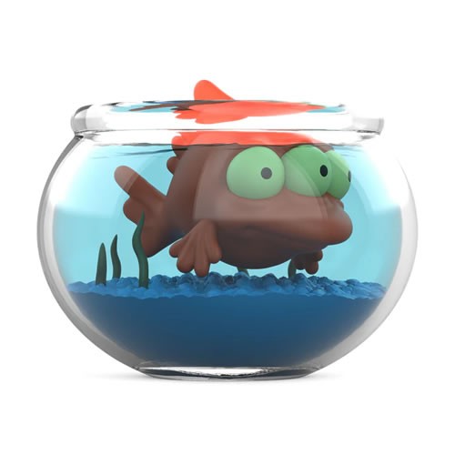 Vinyl Art Figures - The Simpsons - 5.5" Blinky In Fish Bowl