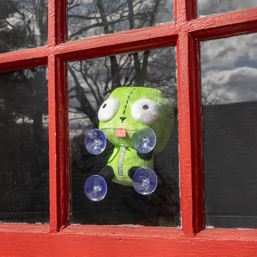 Window Clinger Plush - Invader Zim - 6" Dog Suit GIR