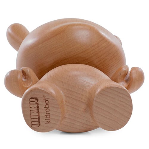 Dunny Figures - Kidrobot RAW - 8" Beech Wood Dunny