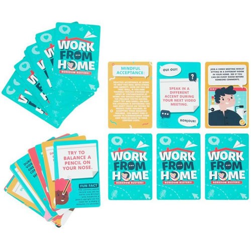 Games - Paladone - Work From Home Boredom Buster Cards