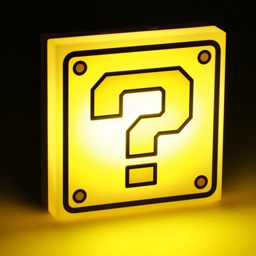 Lights & Lamps - Nintendo - Super Mario Bros. - Question Block Night Light