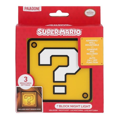 Lights & Lamps - Nintendo - Super Mario Bros. - Question Block Night Light