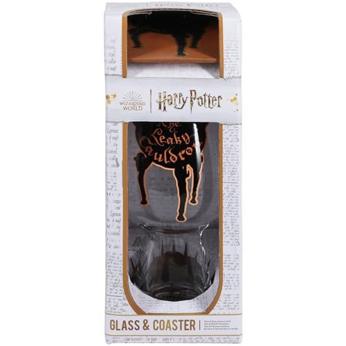 Drinkware - Harry Potter - Leaky Cauldron Glass And Coaster Set
