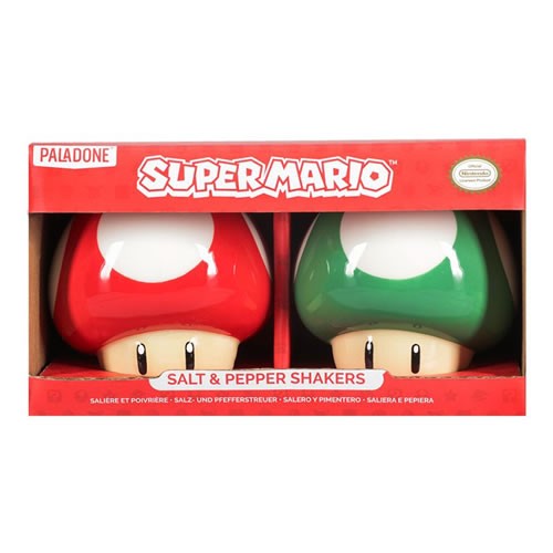 Household Accessories - Nintendo / Super Mario Bros - Mushroom Salt And Pepper Shakers