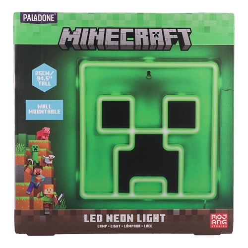 Lights & Lamps - Minecraft - Creeper Wall Mountable LED Neon Light