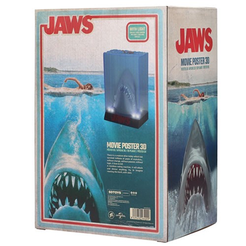 Jaws Statues - 3D Movie Poster Statue (Light Up)