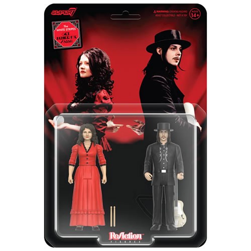 ReAction Figures - The White Stripes - W01 - Get Behind Me Satan 2-Pack