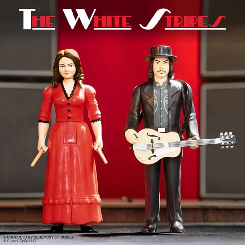 ReAction Figures - The White Stripes - W01 - Get Behind Me Satan 2-Pack