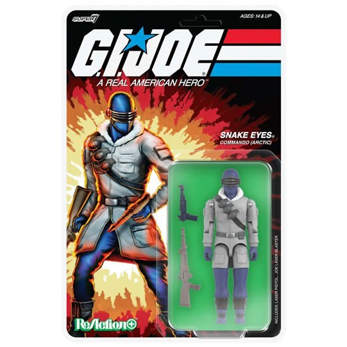 ReAction+ Figures - G.I. Joe - W05 - Arctic Snake Eyes (Movie)