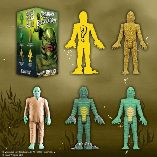 ReAction Figures - Universal Monsters - W03 - 12pc Blind Box Display (Creature From The Black Lagoon)