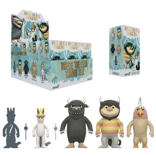 ReAction Figures - Where The Wild Things Are - W01 - 12pc Blind Box Display