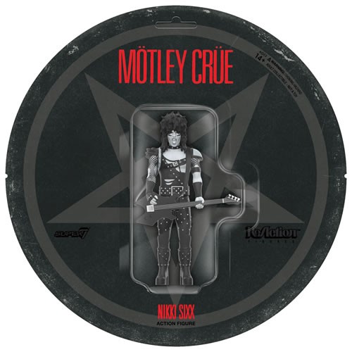 ReAction Figures - Motley Crue - W02 - Nikki Sixx (Shout At The Devil) (B&W)