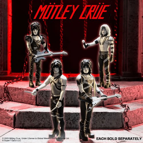 ReAction Figures - Motley Crue - W02 - Tommy Lee (Shout At The Devil) (B&W)