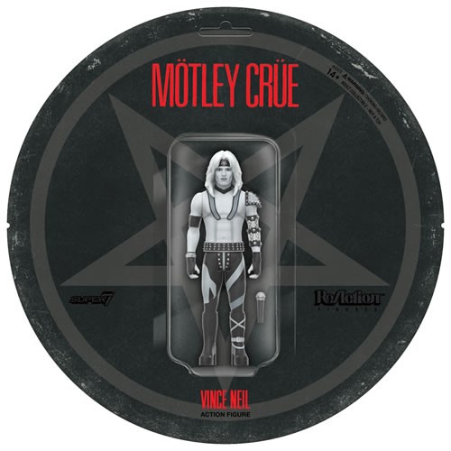 ReAction Figures - Motley Crue - W02 - Vince Neil (Shout At The Devil) (B&W)