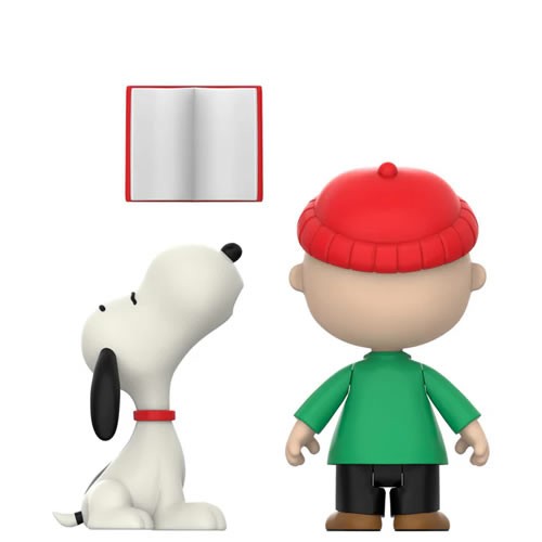 ReAction Figures - Peanuts - Charlie Brown And Snoopy (Caroling) 2-Pack